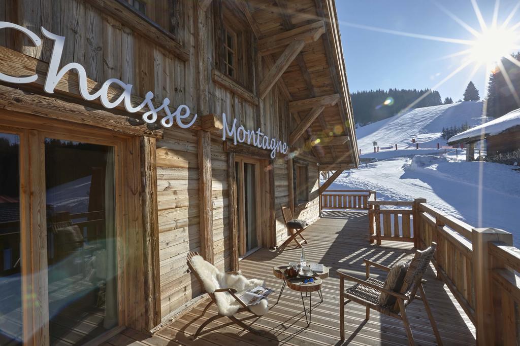 Le Lodge Chasse Montagne لي جيه المظهر الخارجي الصورة
